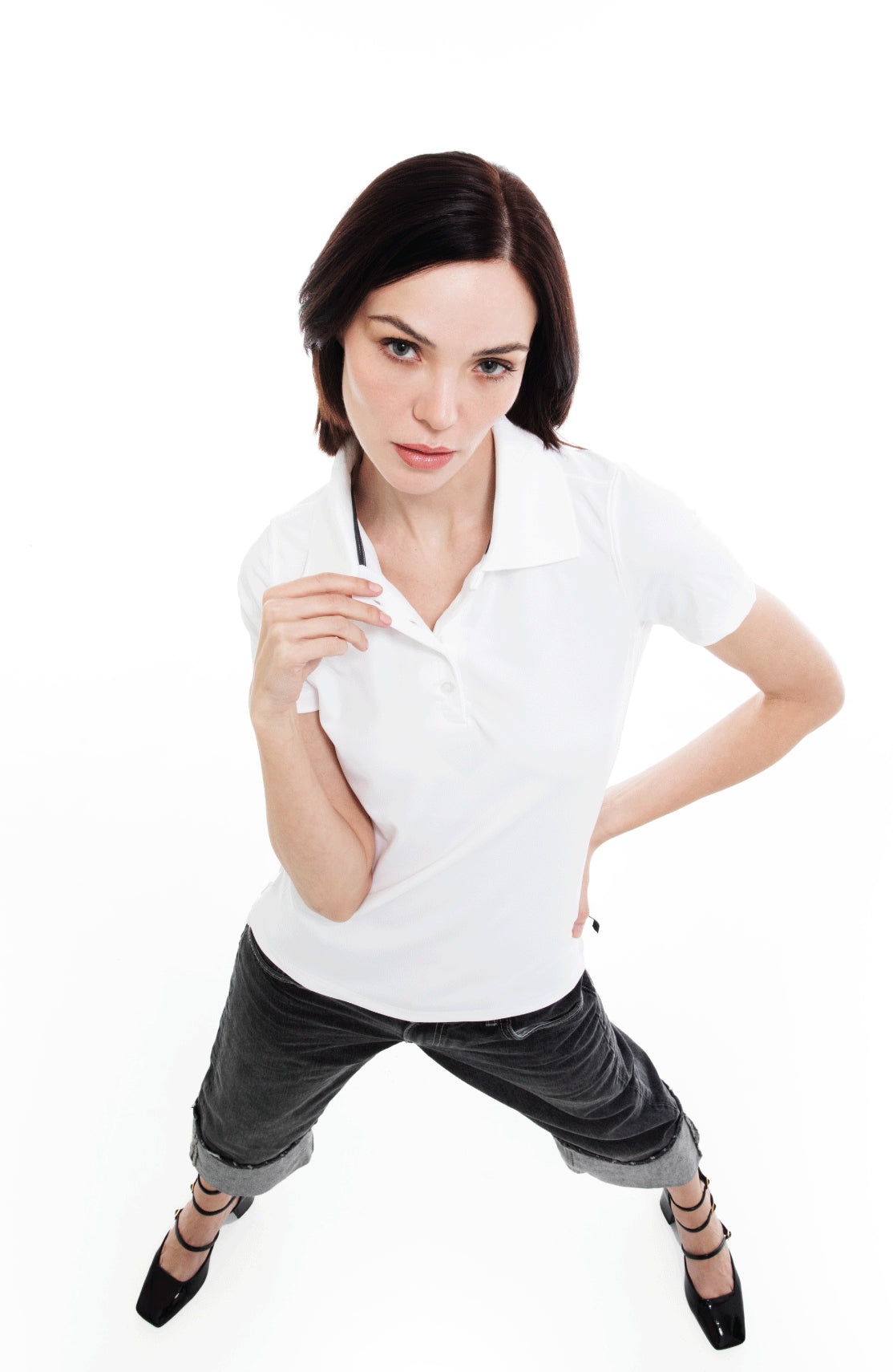 PLAYERA POLO PLAYERYTEES 901 DAMA DRY FIT