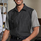 CAMISA RED KAP SY20 PARA TALLER/TRABAJO MANGA CORTA