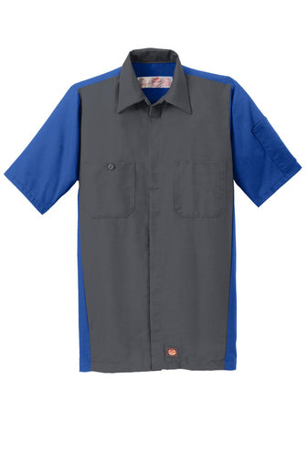 CAMISA RED KAP SY20 PARA TALLER/TRABAJO MANGA CORTA