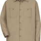 CAMISA RED KAP SP14 MANGA LARGA DE TRABAJO