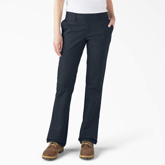 PANTALON DICKIES FP21 STRETCH PARA DAMA DE TRABAJO RECTO